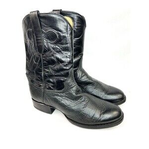 Cowtown USA Cowboy Black Boots Men’s 14 EEE Western Soft Leather